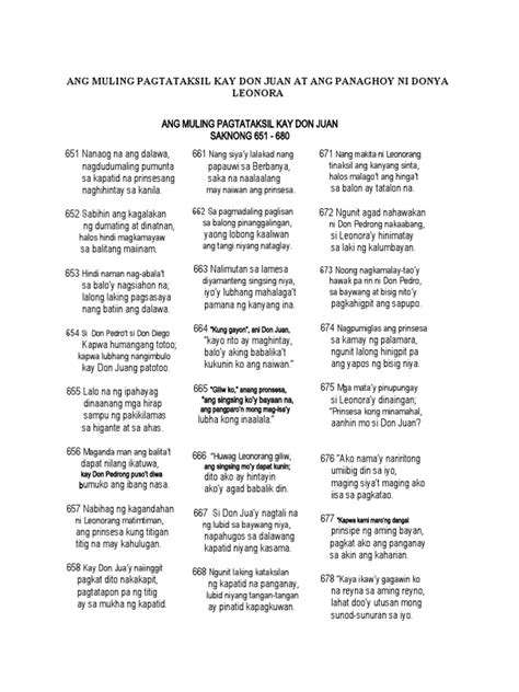 ang panaghoy ni donya leonora|ang panaghoy ni donya leonora saknong 777.